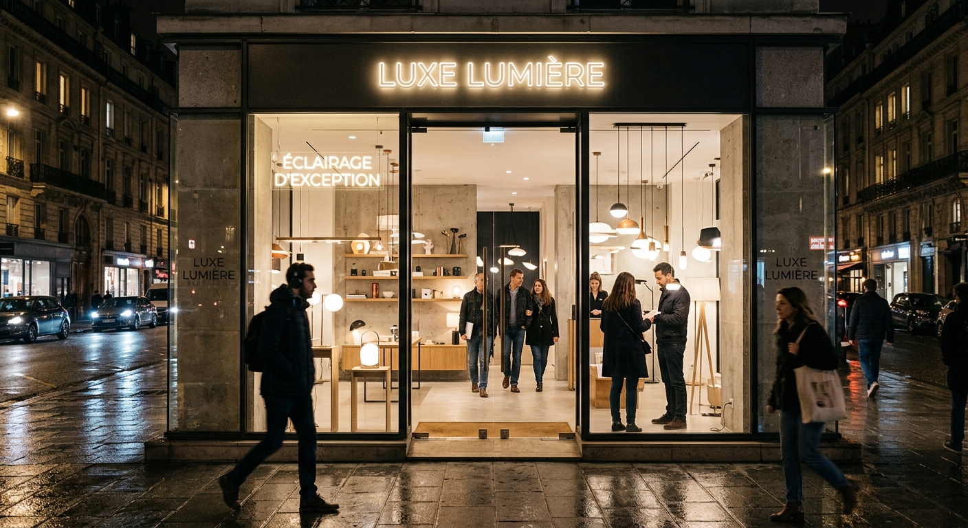 Installation de vitrine de magasin &agrave; Plaisir